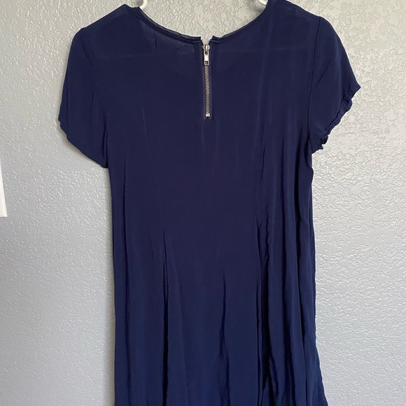 Silent + Noise Navy blue mini dress - Picture 3 of 3